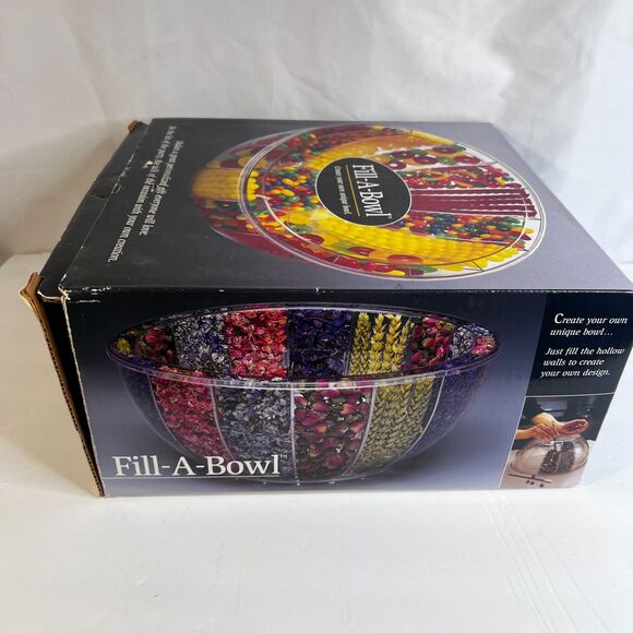 Fill-A-Bowl 12" Holiday Personalized Create Your Own Unique Bowl Candy Party - Picture 2 of 13